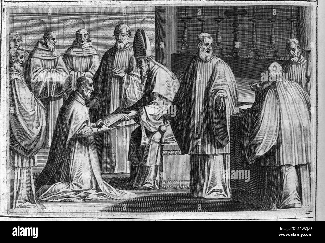 Pontificale Romanum Clementis, 1595 Stock Photo Alamy