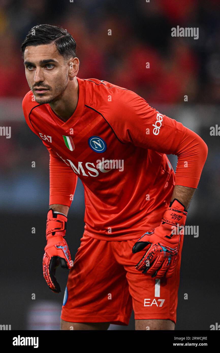 Alex Meret of Napoli during the Serie A TIM match between Genoa