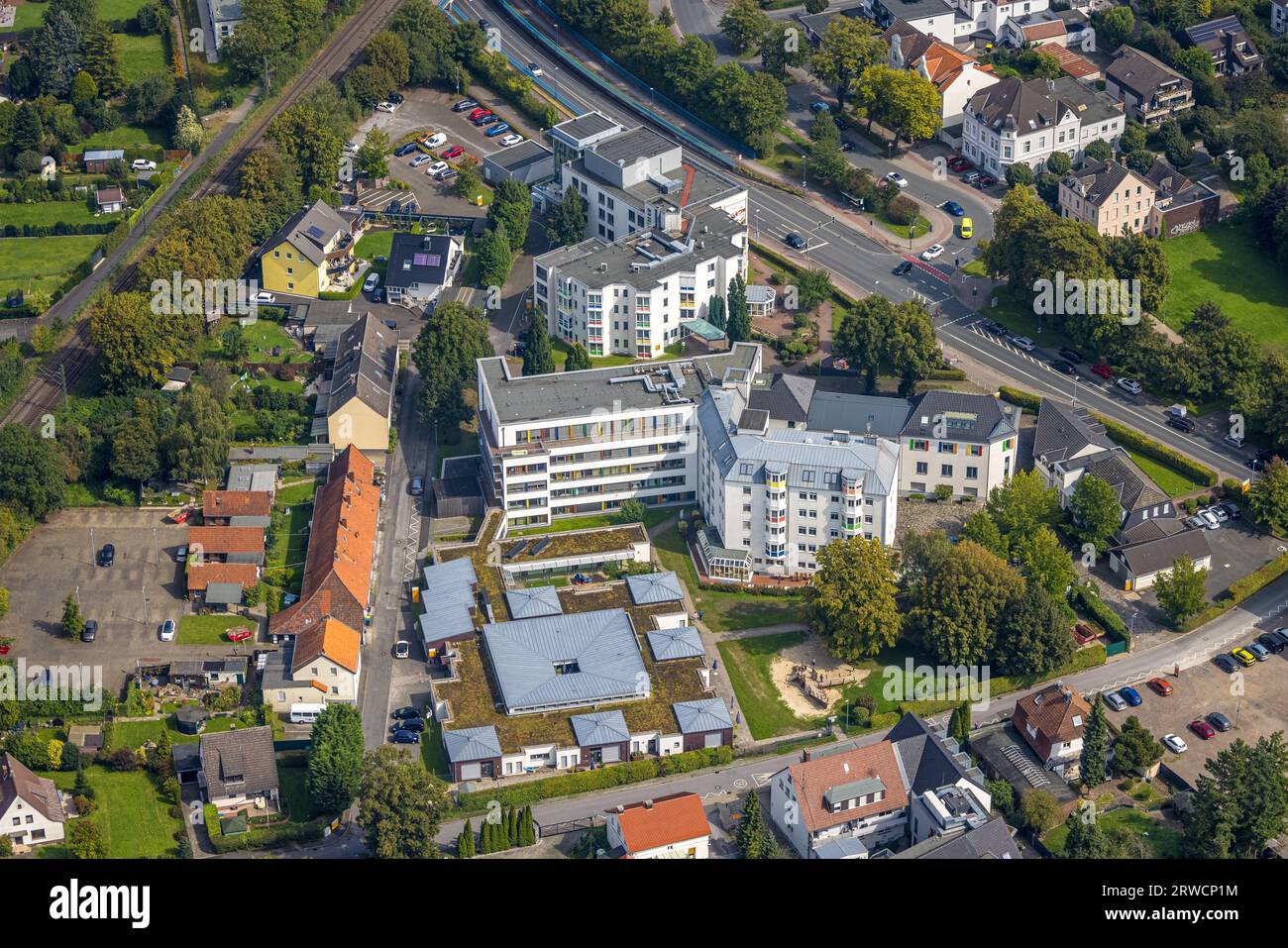 Germa View Aerial view, LZK houses, social pediatric center, life center and ...