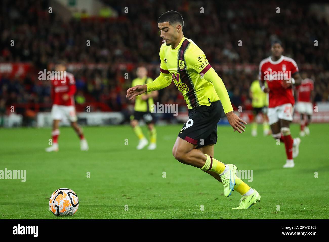 Burnley's Anass Zaroury during the Premier League match at Turf Moor,  Burnley. Picture date: Friday August 11, 2023 Stock Photo - Alamy