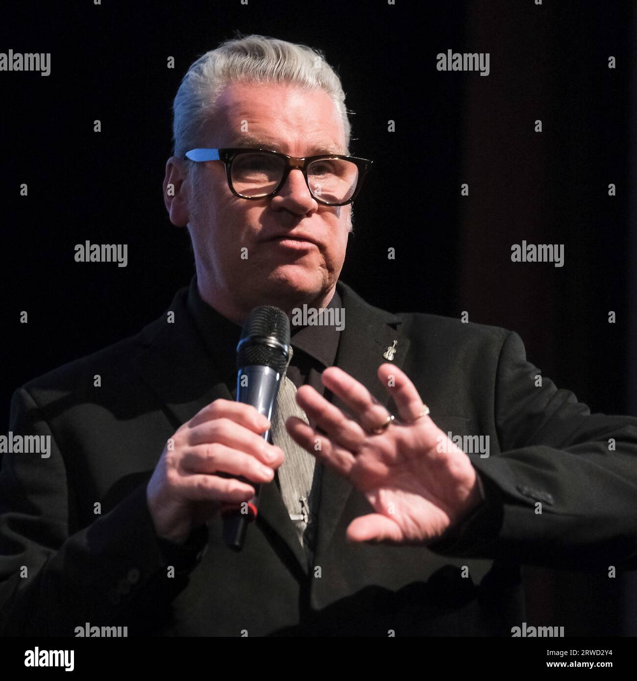 London, UK. 18th Sep, 2023. Mark Kermode photographed during Mark Kermode in 3D at the BFI Southbank. Picture by Julie Edwards Credit: JEP Celebrity Photos/Alamy Live News Stock Photo