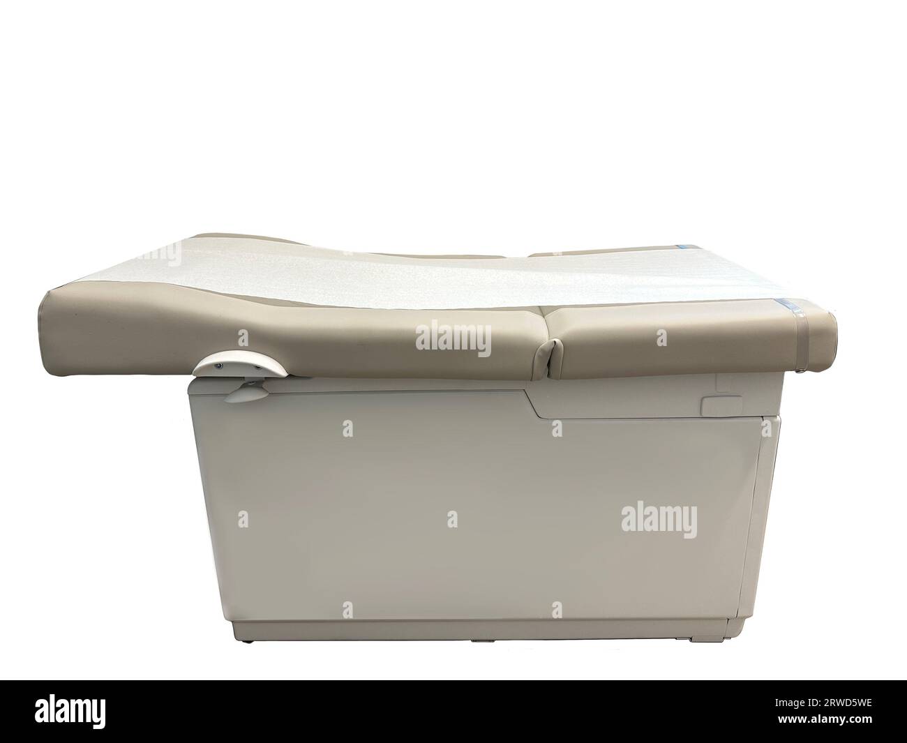 Physicians office medical exam table isolated Stock Photo Alamy