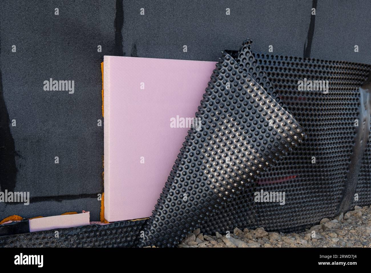 waterproof and ground thermal insulation coatings applied on the