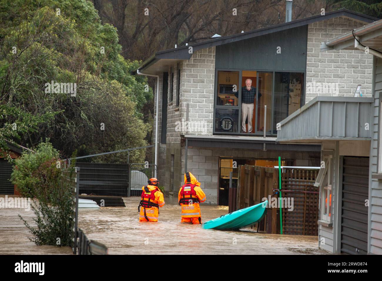 Picture by Tim Cuff - 17 August 2022 - Floods in Nelson after a State ...