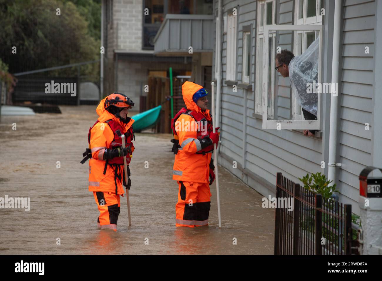 Picture by Tim Cuff - 17 August 2022 - Floods in Nelson after a State ...