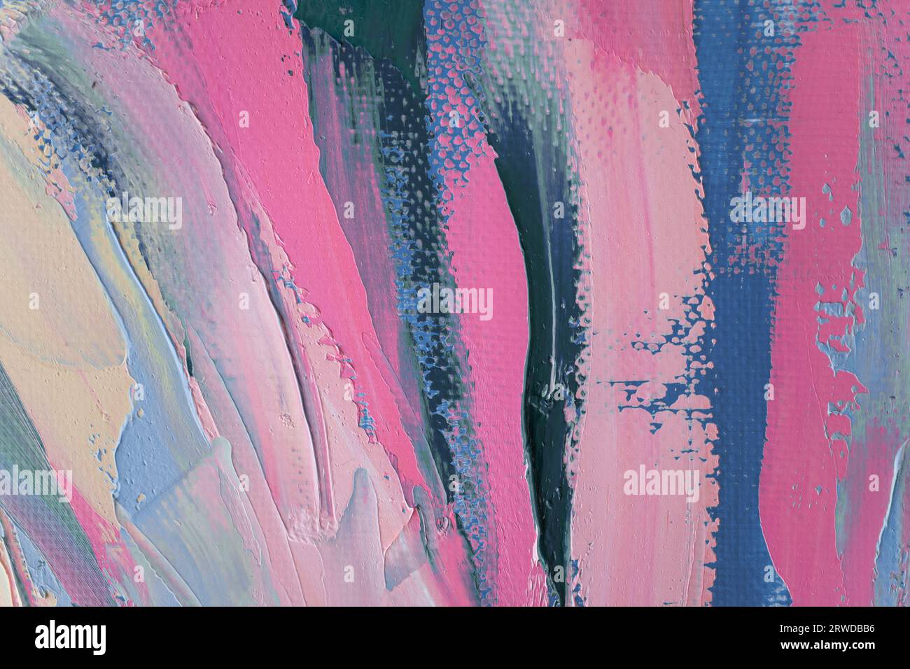 Closeup of abstract rough colorful art painting texture, with oil ...