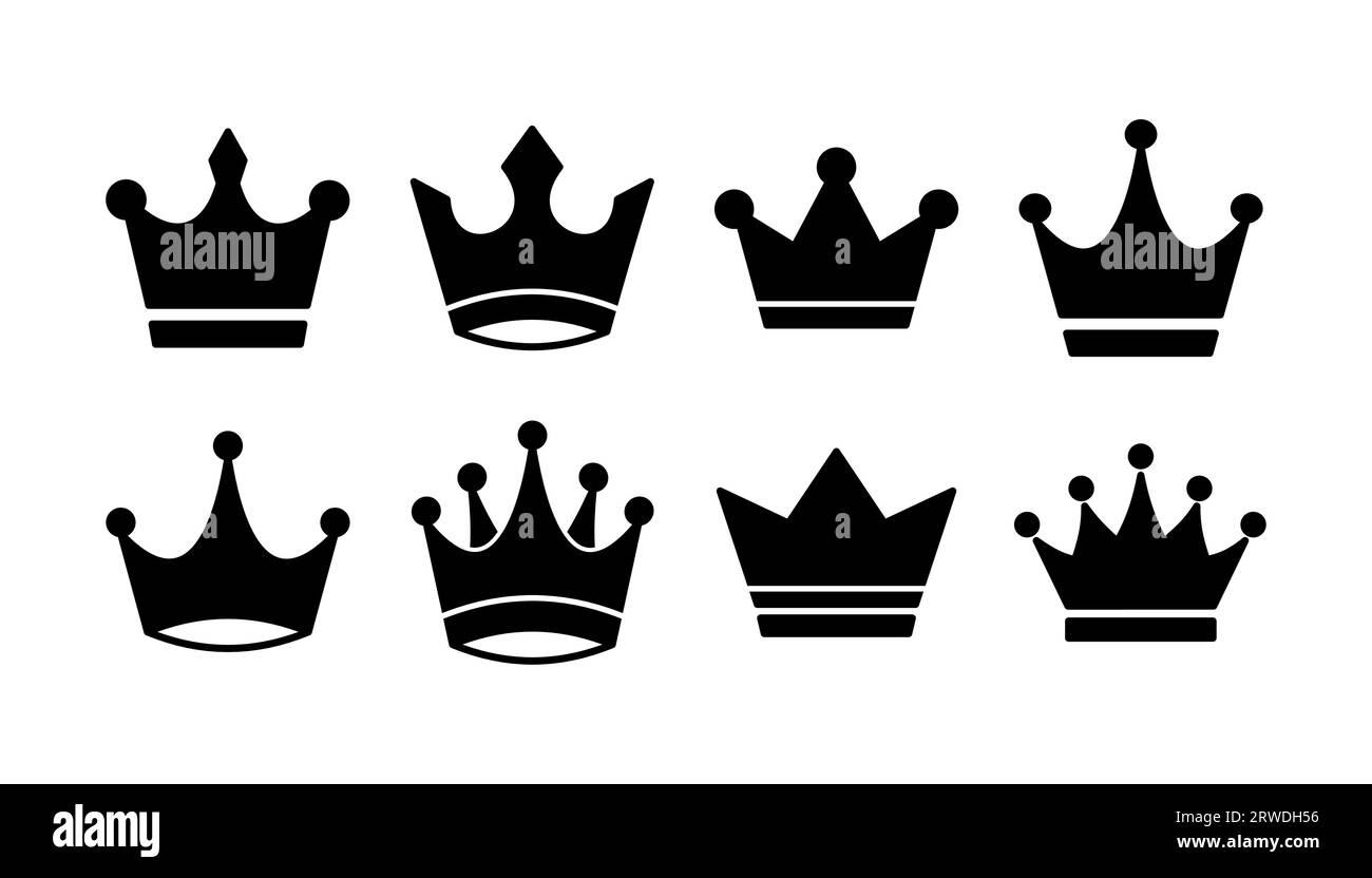 Crown Icon vector. Crown symbol for site design Stock Vector Image
