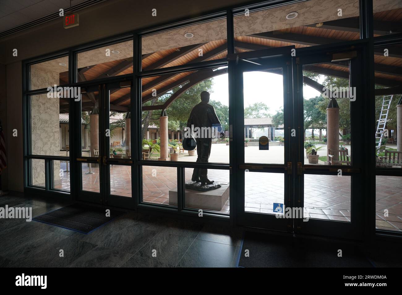 The Ronald Reagan Presidential Library in Simi Valley, California Stock ...