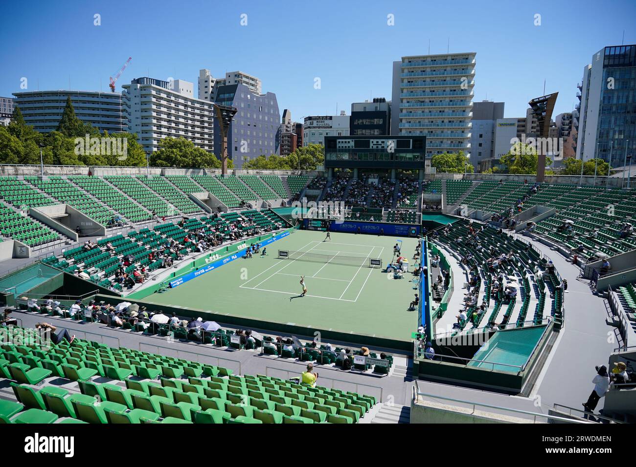 Osaka, Japan. 16th Sep, 2023. General View Tennis Singles Semifinal