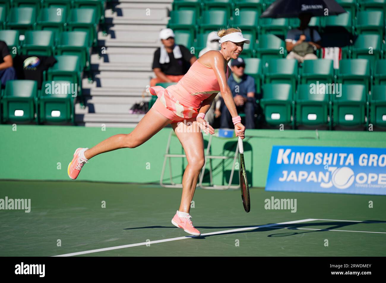Osaka, Japan. 16th Sep, 2023. Nadiia Kichenok (UKR) Tennis Doubles