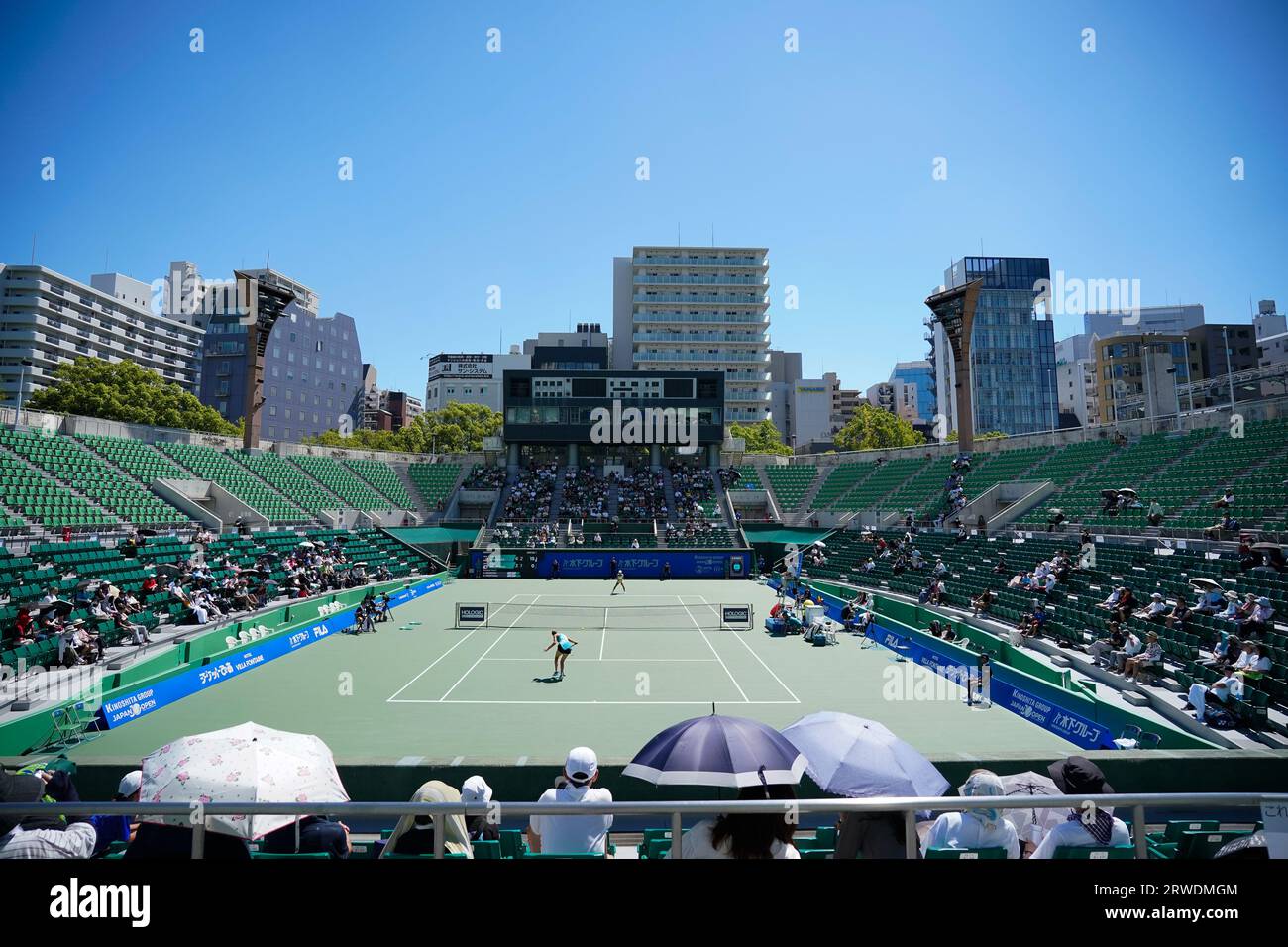 Osaka, Japan. 16th Sep, 2023. General View Tennis Singles Semifinal
