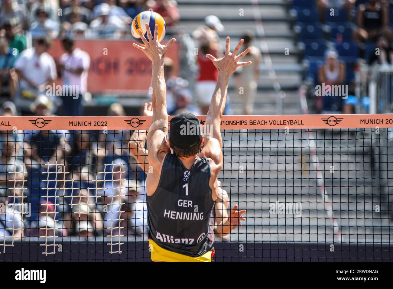 Paul Henning (Germany). Beach Volley. European Championships Munich