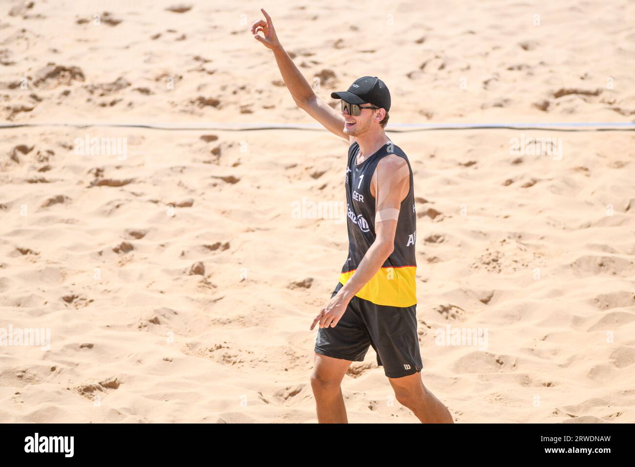 Paul Henning (Germany). Beach Volley. European Championships Munich