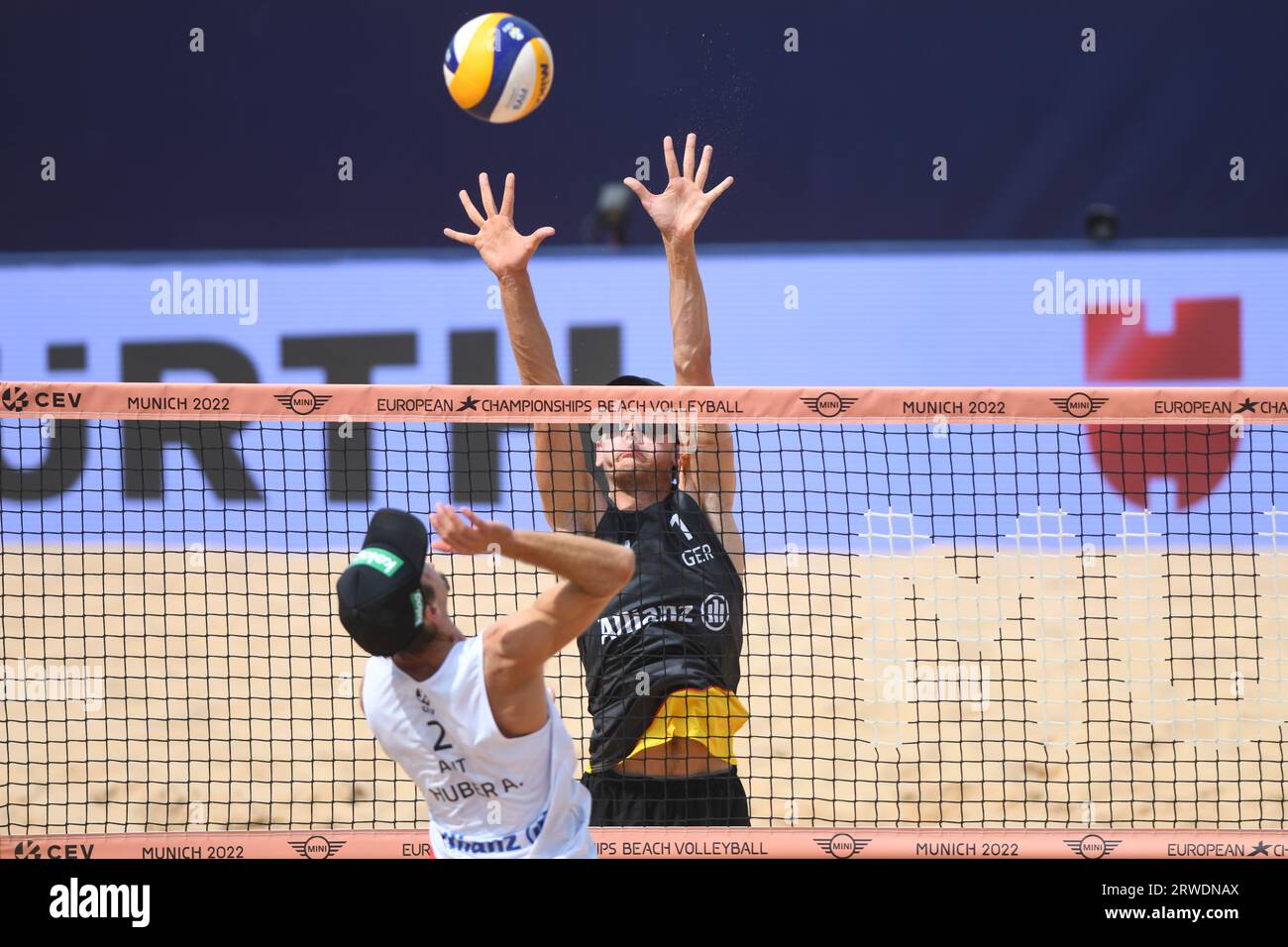 Paul Henning (Germany), Alexander Huber (Austria). Beach Volley