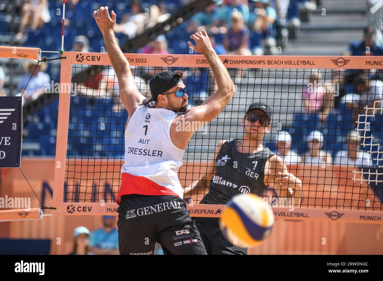 Paul Henning (Germany), Christoph Dressler (Austria). Beach Volley
