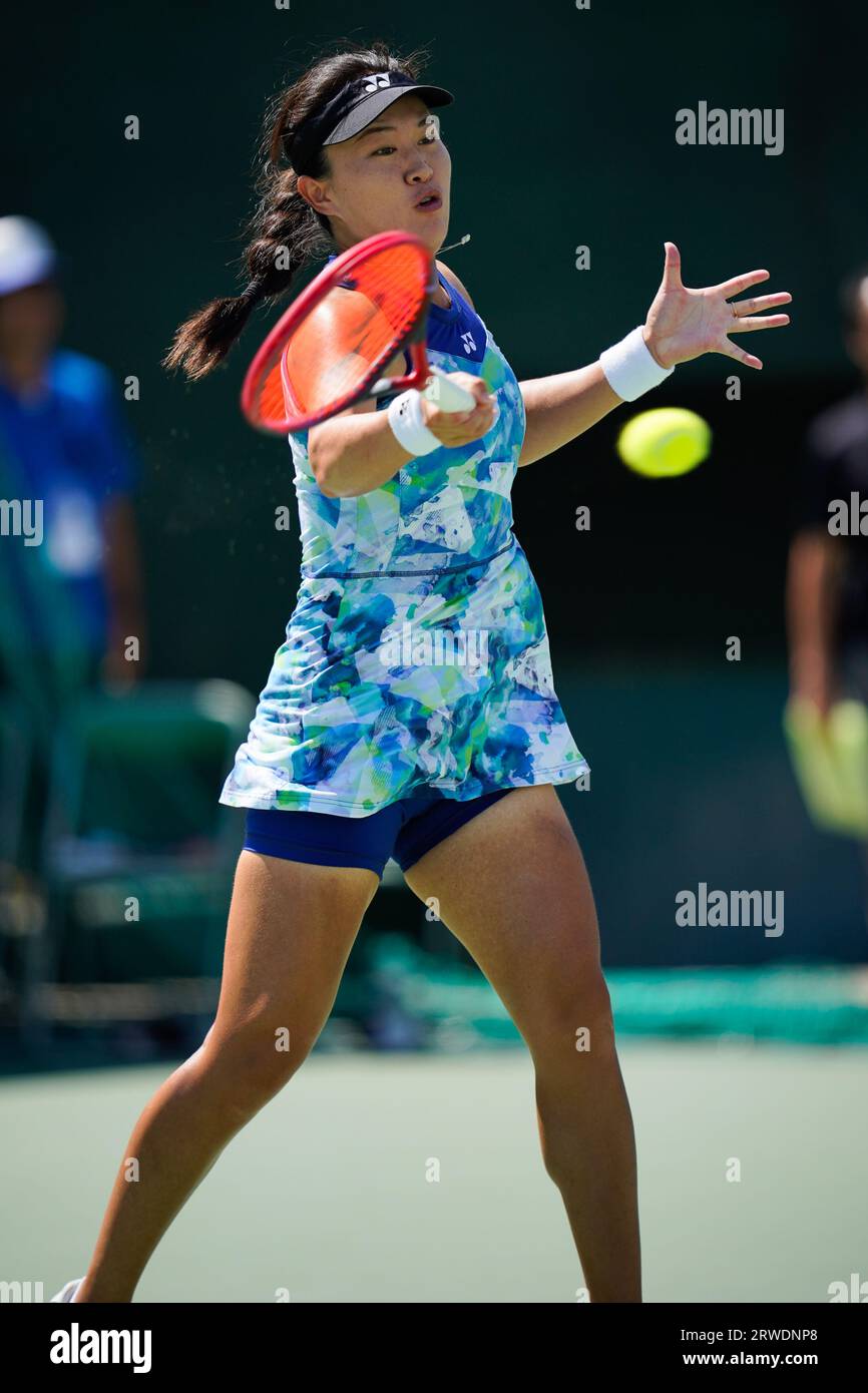 Osaka, Japan. 17th Sep, 2023. Lin Zhu (CHN) Tennis Singles Final