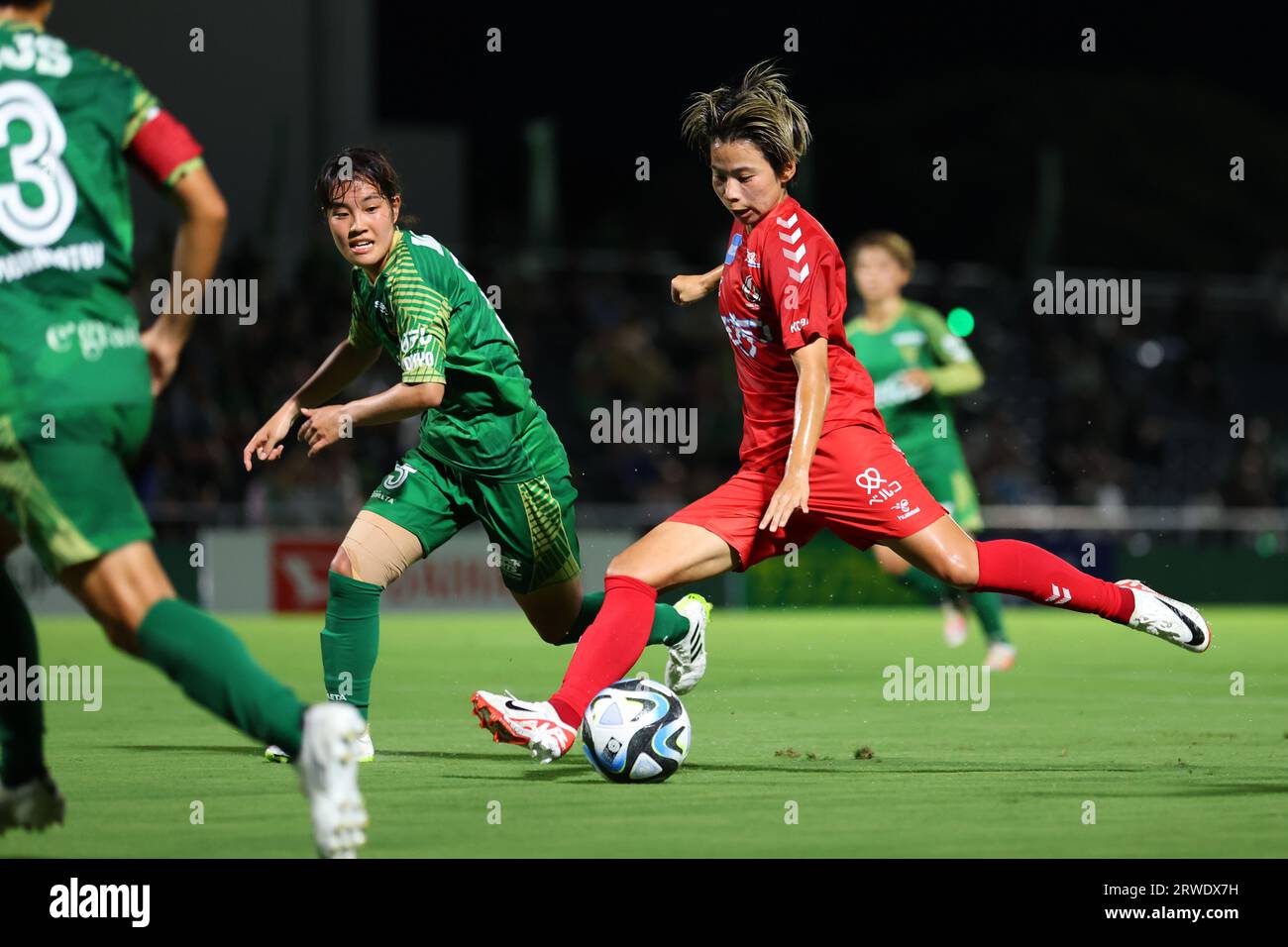 Ajinomoto Feild Nishigaoka, Tokyo, Japan. 17th Sep, 2023. Mina Tanaka (Leonessa), September 17, 2023 - Football/Soccer : 2023-24 WE League Cup match between Nippon TV Tokyo Verdy Beleza 0-3 INAC Kobe Leonessa at Ajinomoto Feild Nishigaoka, Tokyo, Japan. Credit: Naoki Morita/AFLO SPORT/Alamy Live News Stock Photo