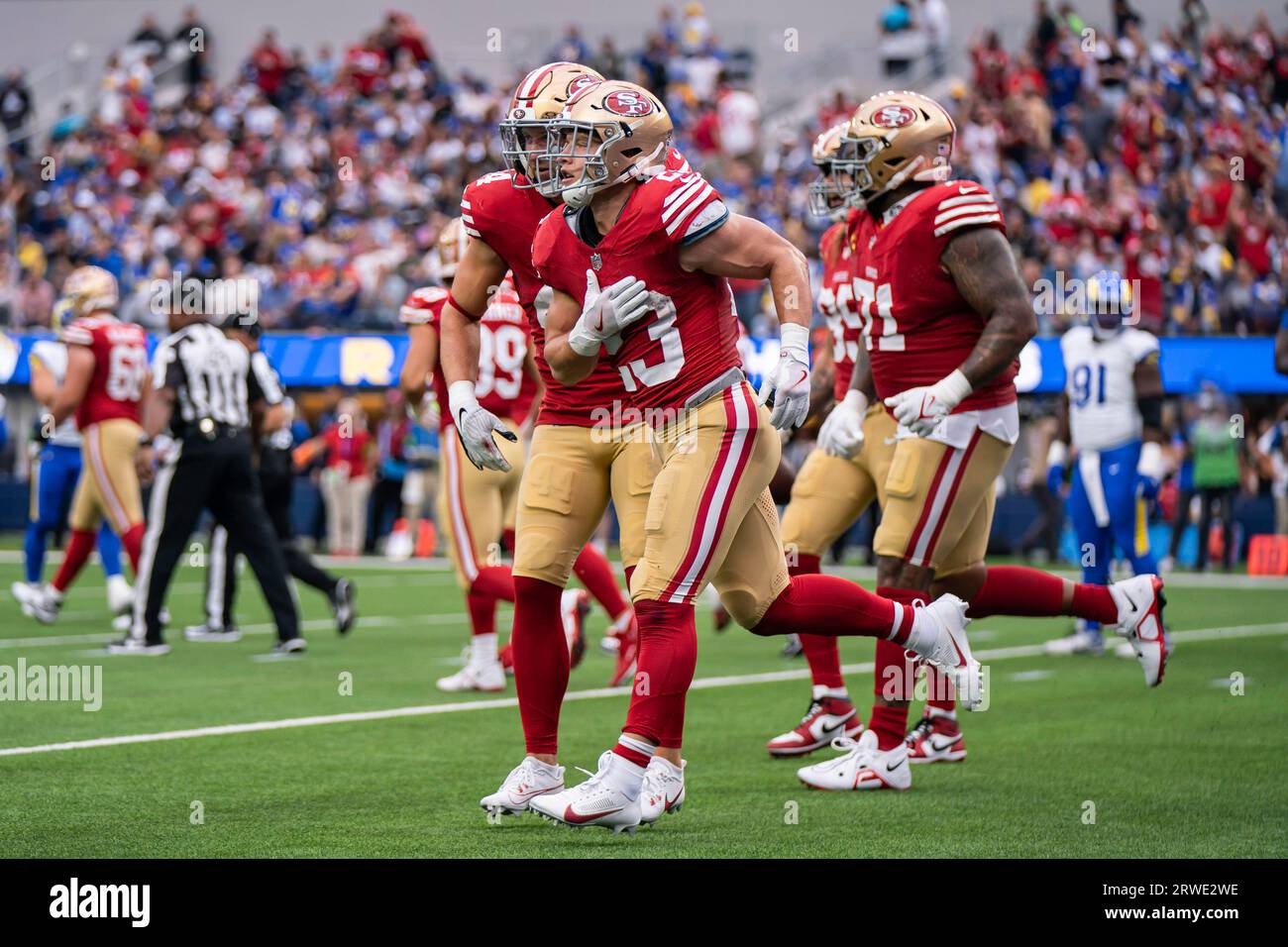 Christian mccaffrey 49ers hi-res stock photography and images - Alamy