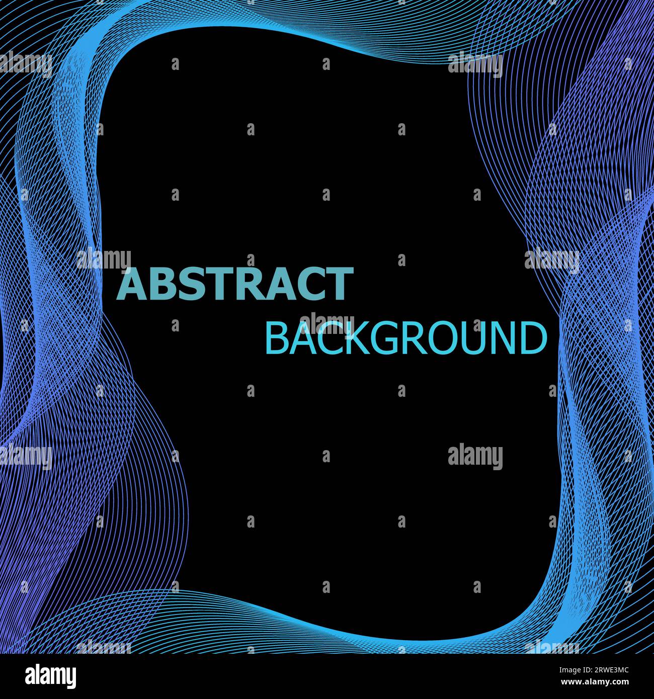 Abstract background with green and blue lines wave, stock vector Stock Vector