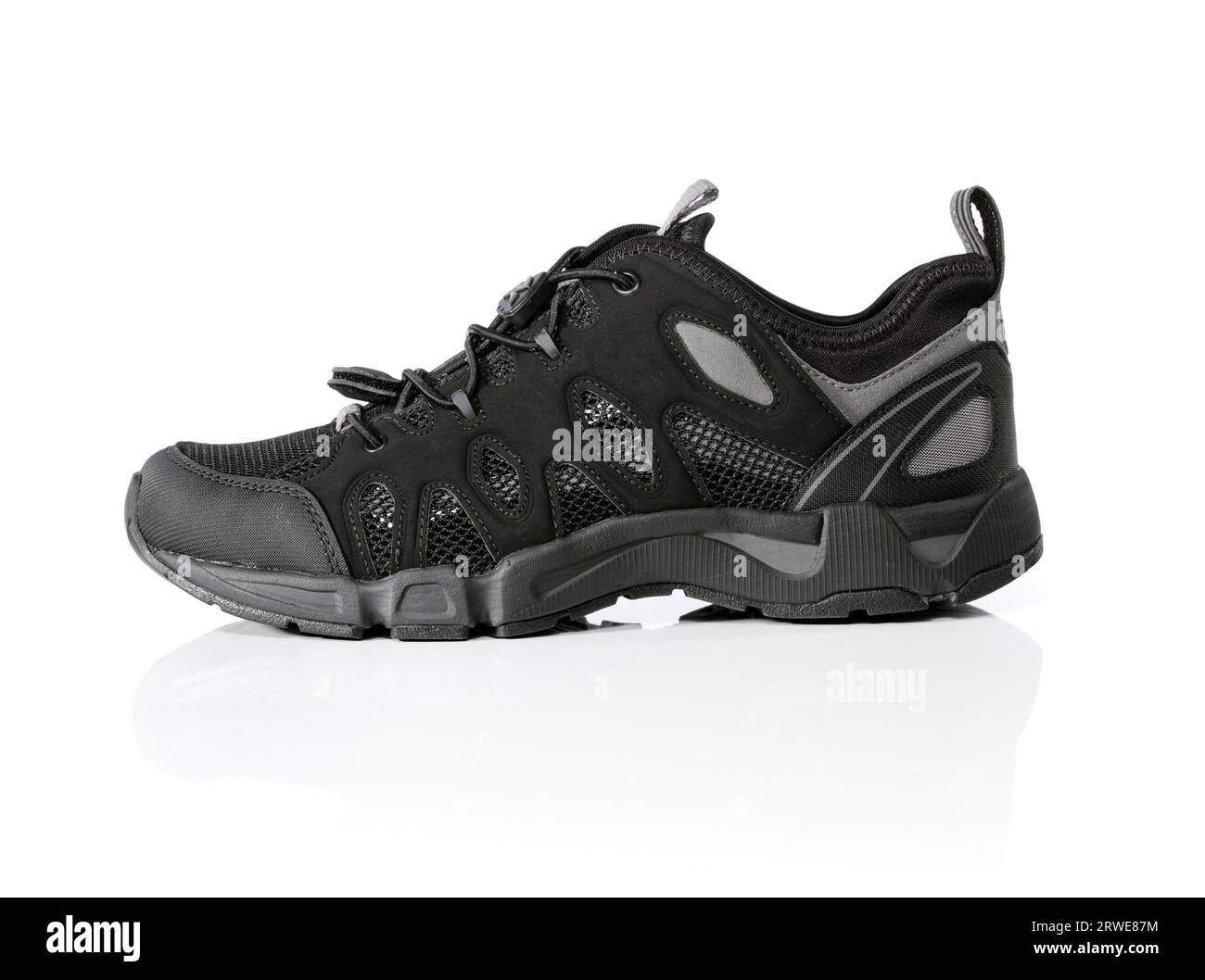 mens black walking shoes uk
