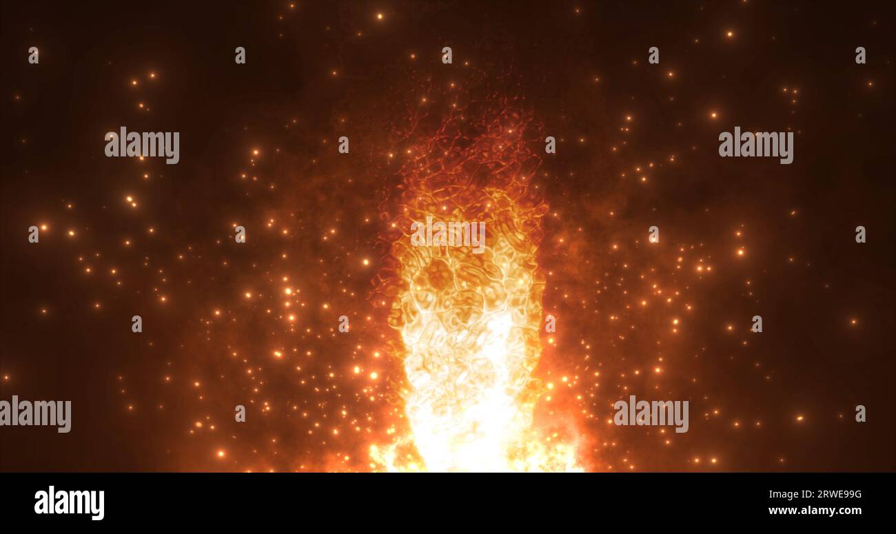 Particle lava explosion abstract hi-res stock photography and images ...