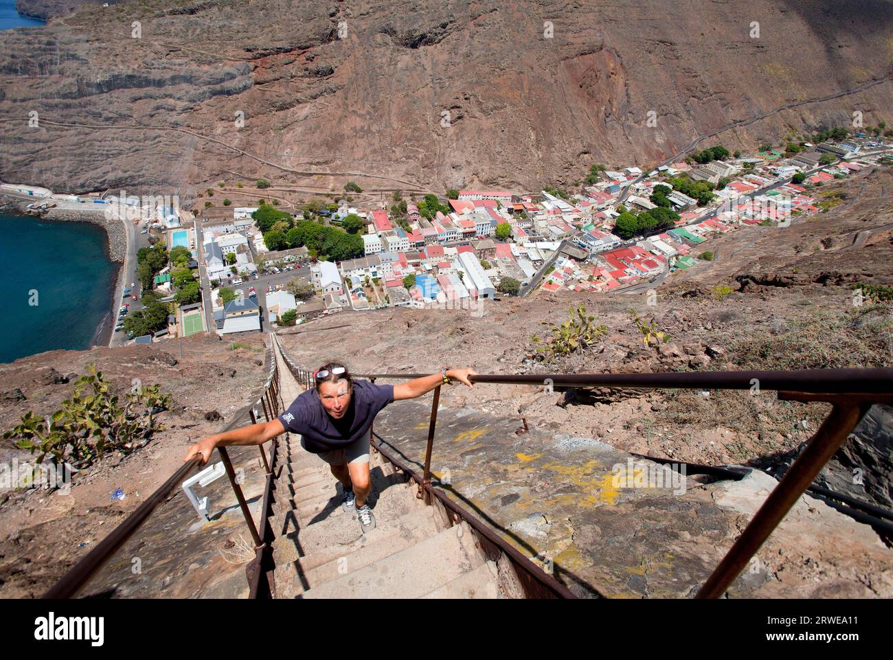 Jamestown, the capital of Saint Helena Stock Photo - Alamy