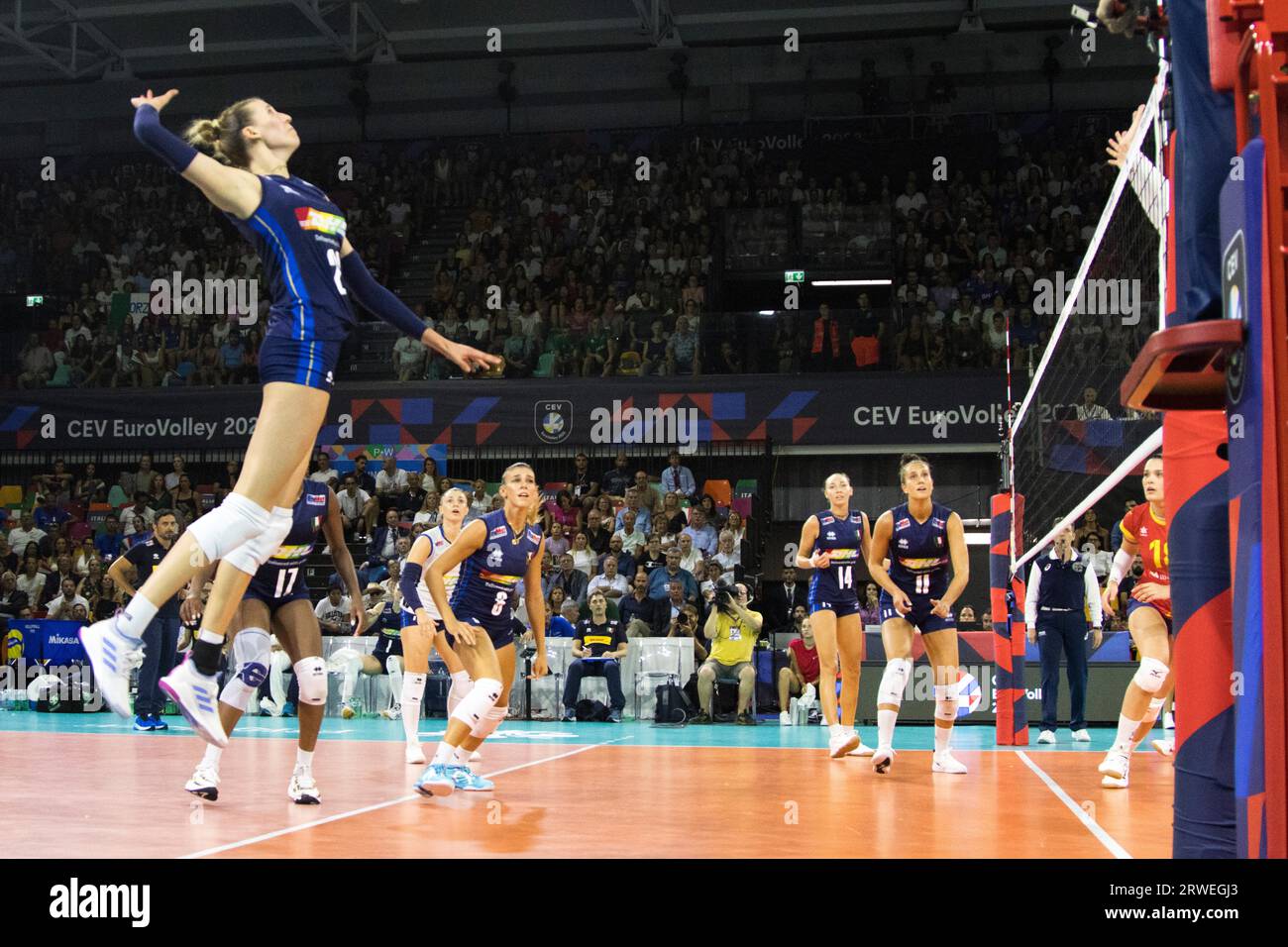 Ekaterina ANTROPOVA Italy attacksVolleyball, tournament, national team