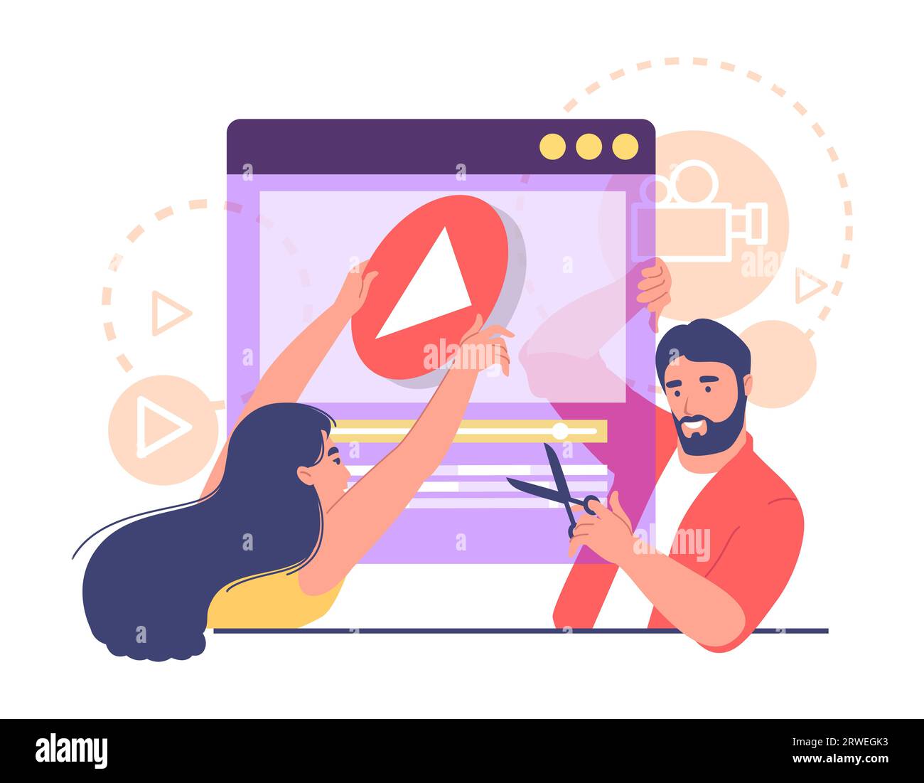 Female maker Cut Out Stock Images & Pictures - Alamy