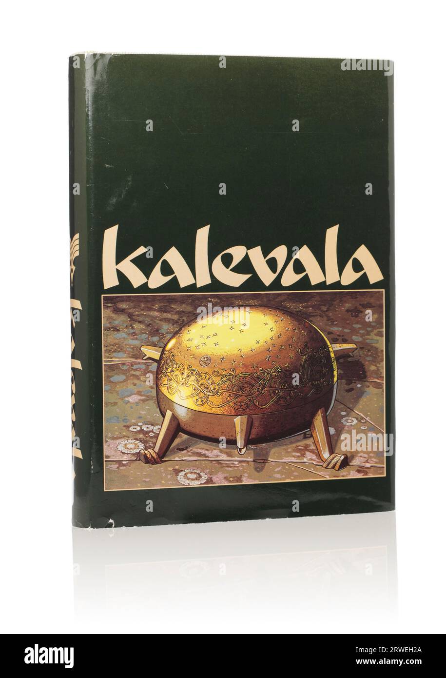 The Kalevala is a 19th century work of epic poetry compiled by Elias Loennrot from Finnish and Karelian oral folklore and mythology. Here is a 1985 Stock Photo