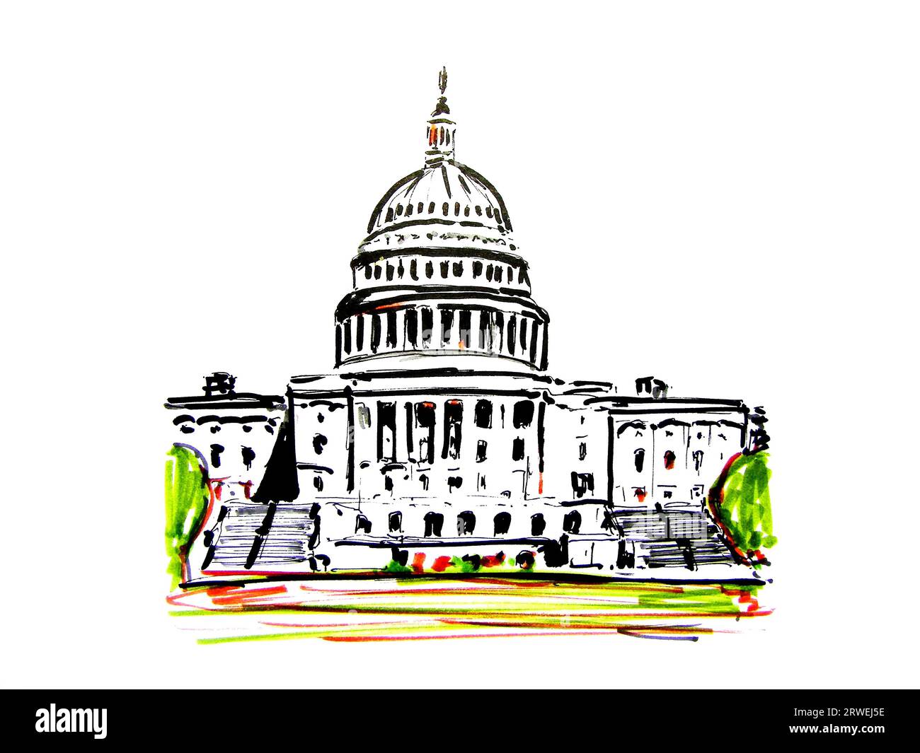Washington parliament Cut Out Stock Images & Pictures - Alamy