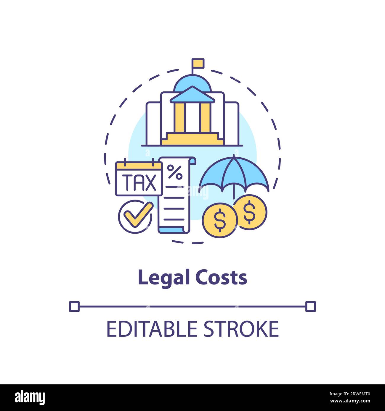 Pay settlement Stock Vector Images Alamy