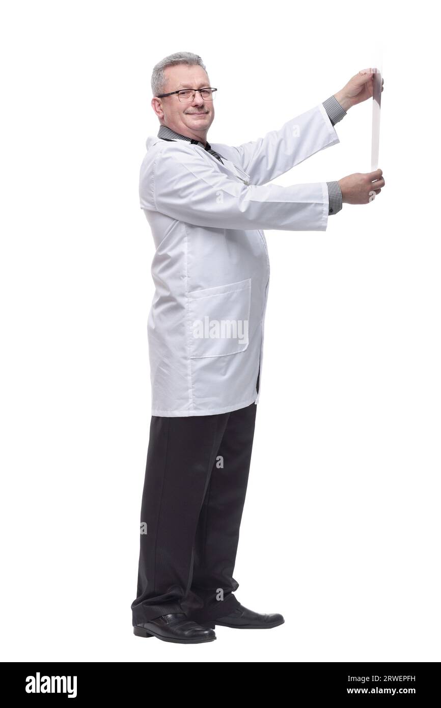 Doctor holding chest x ray Cut Out Stock Images & Pictures - Alamy
