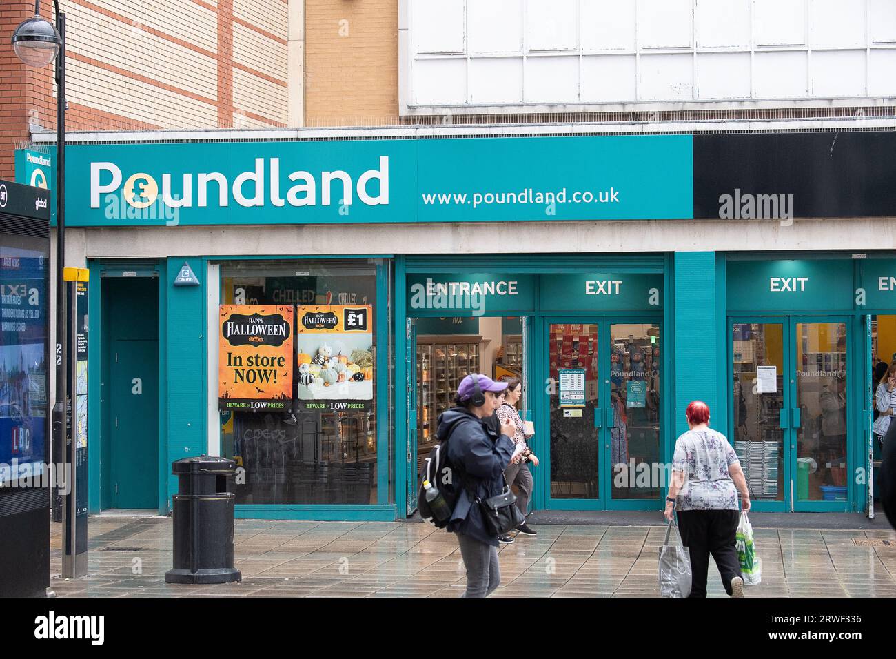 Uxbridge, UK. 18th September, 2023. A Poundland store in Uxbridge in