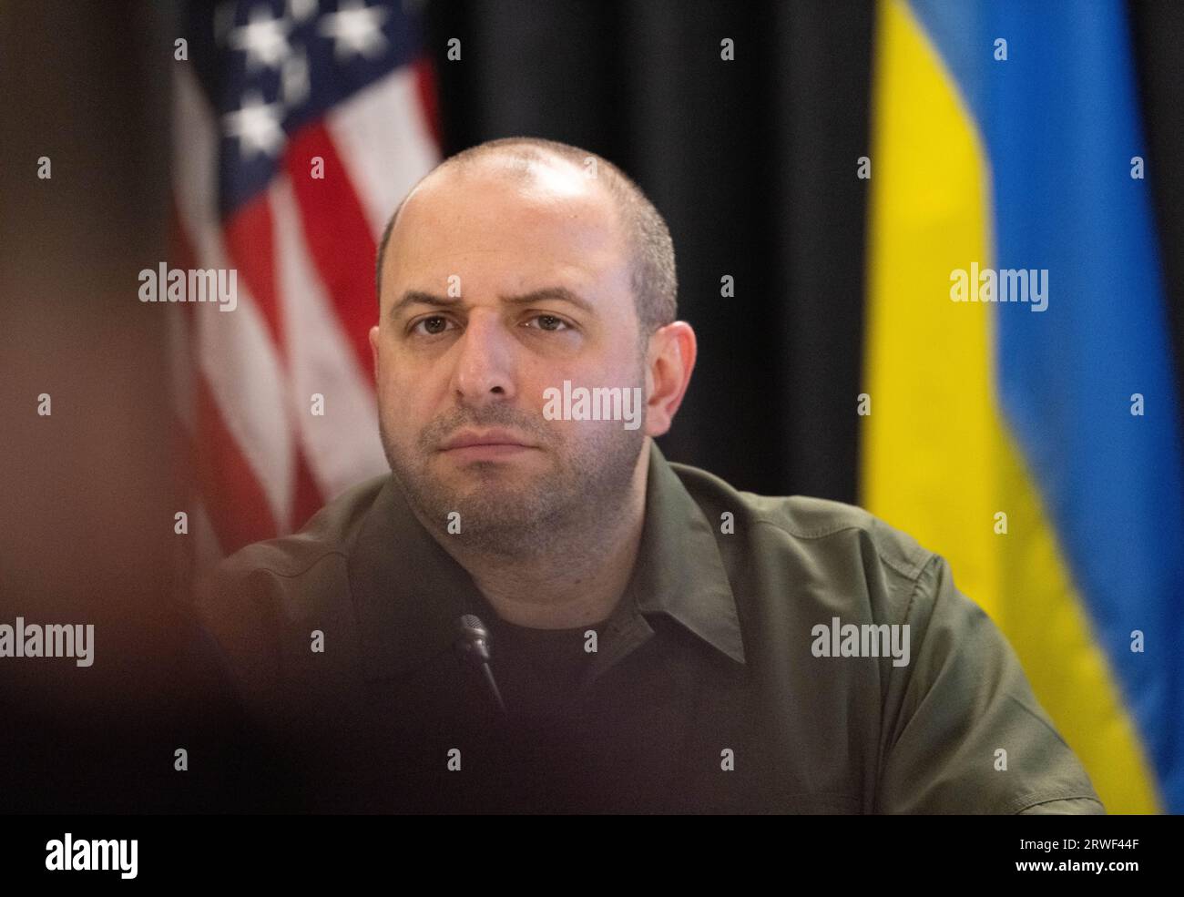 Ramstein Miesenbach, Germany. 19th Sep, 2023. Rustem Umjerov, Minister ...