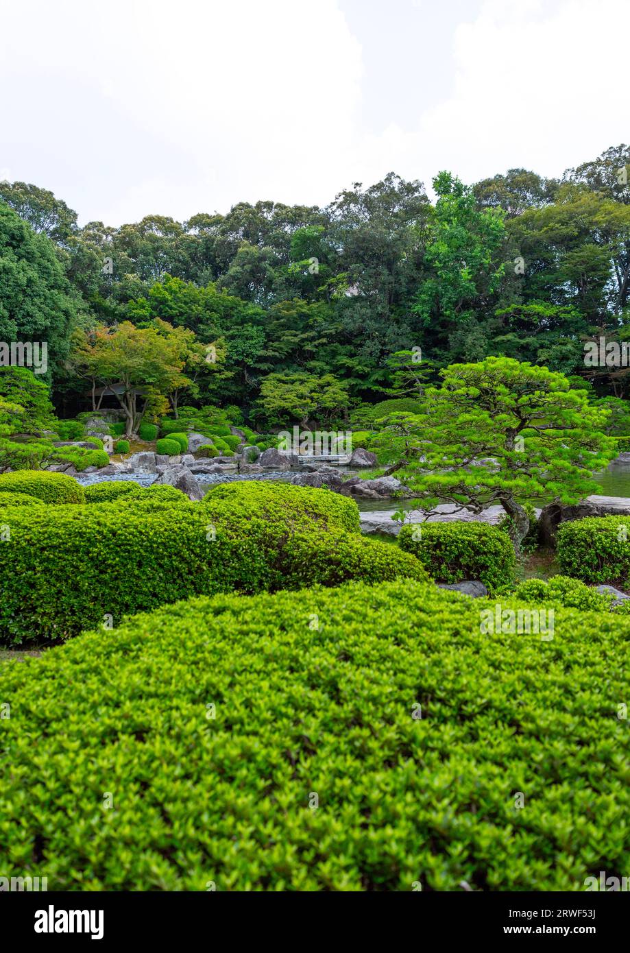 Ohori Park Japanese Garden, Kyushu region, Fukuoka, Japan Stock Photo