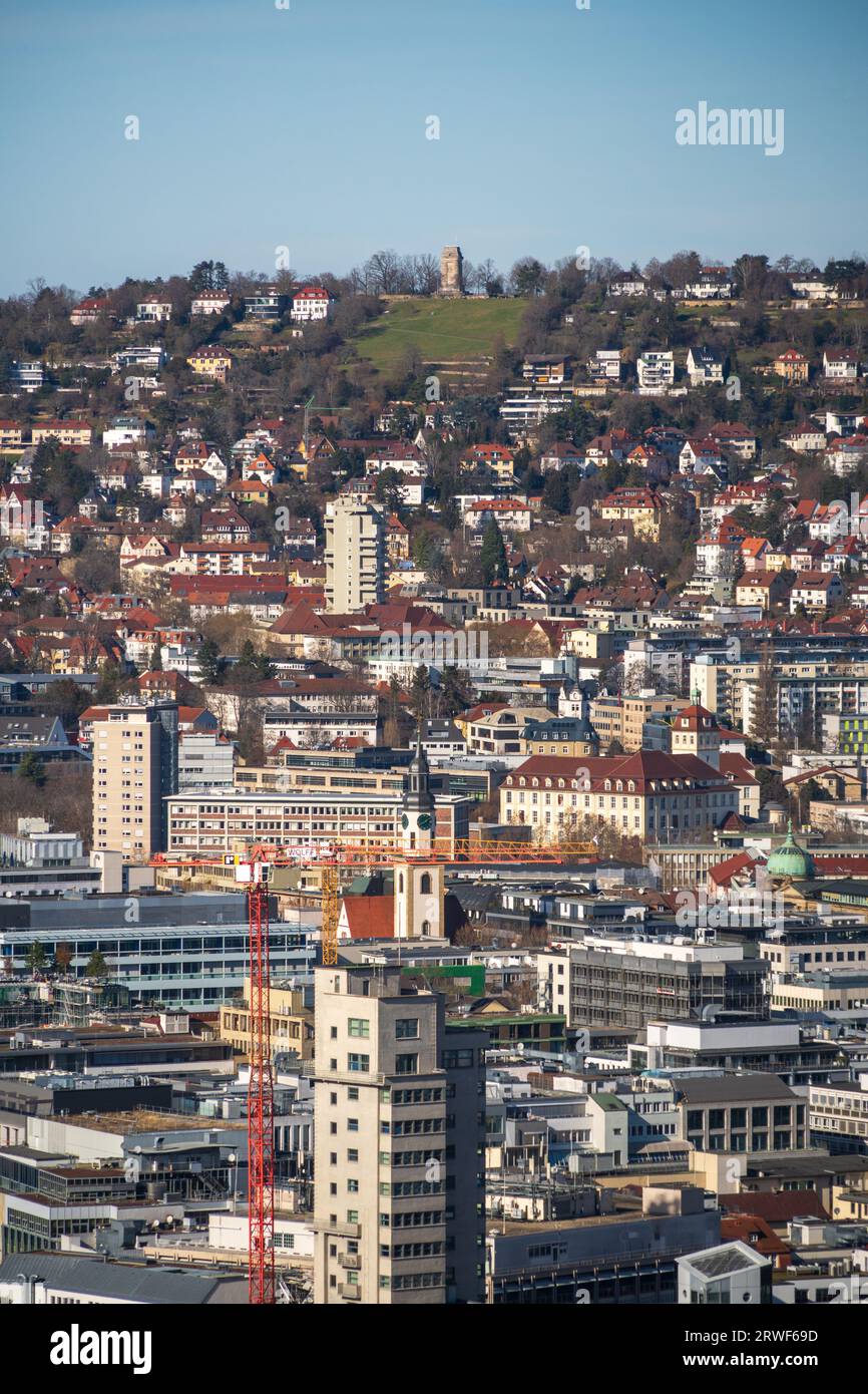 The City views of Stuttgart Germany During Summer Stock Photo - Alamy