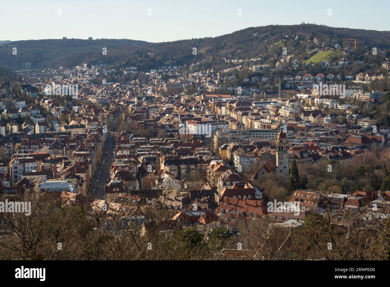 The City views of Stuttgart Germany During Summer Stock Photo - Alamy