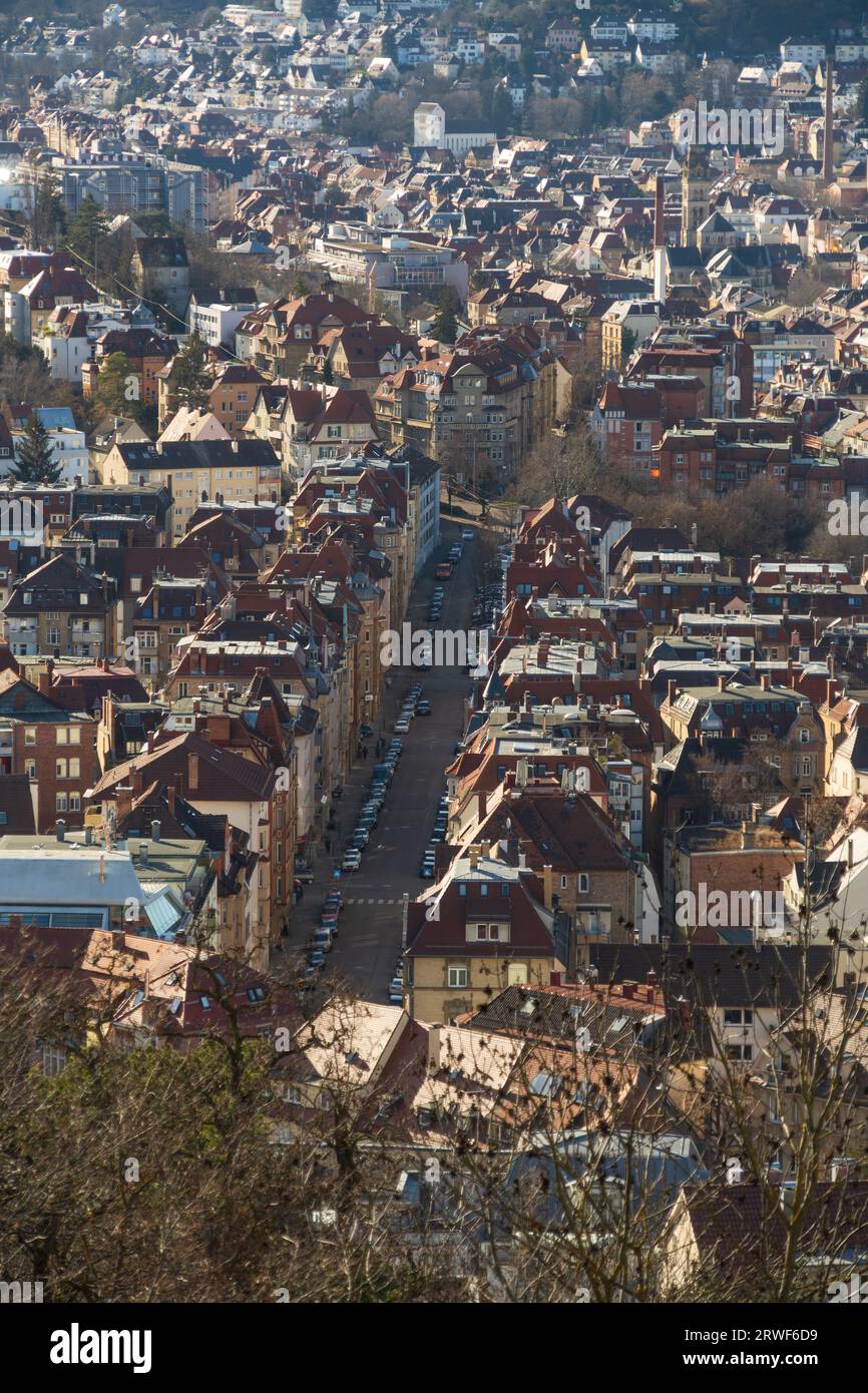 The City views of Stuttgart Germany During Summer Stock Photo - Alamy
