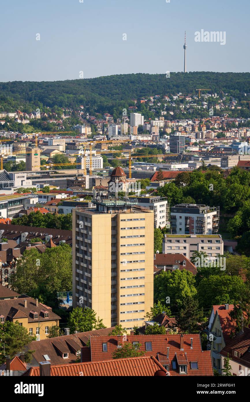 The City views of Stuttgart Germany During Summer Stock Photo - Alamy