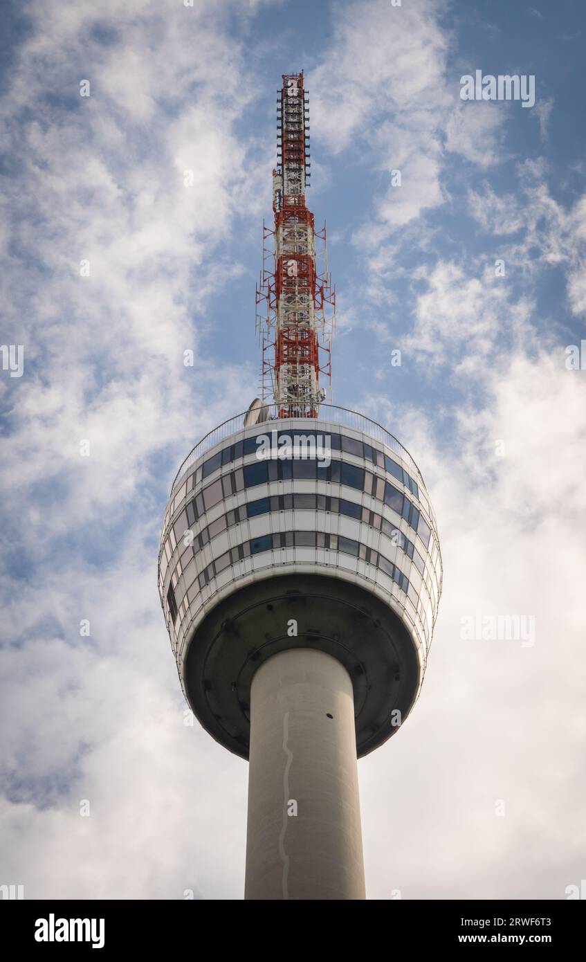 The Stuttgart TV Tower (SWR Fernsehturm Stuttgart), Germany Stock Photo ...