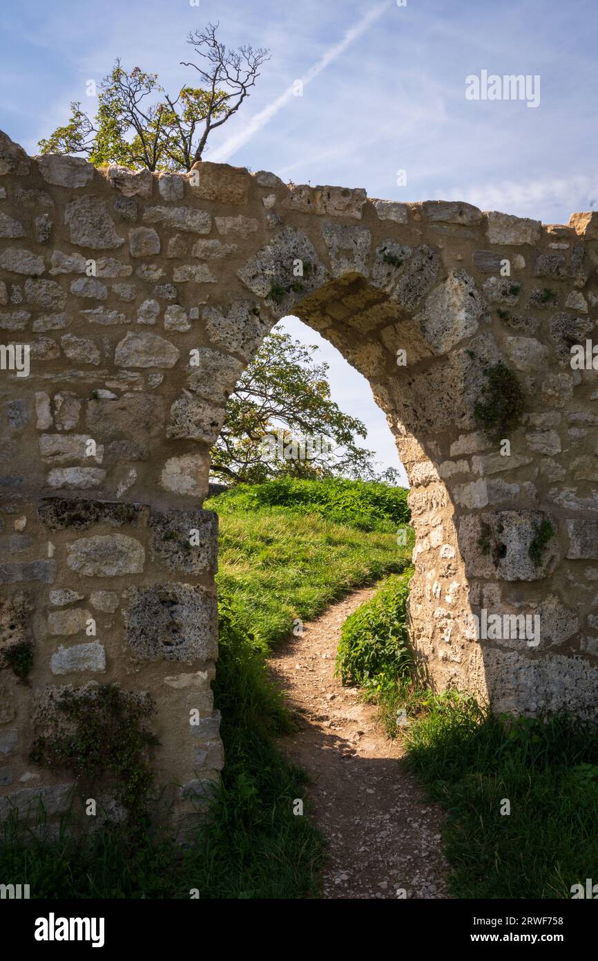 The Burgruine Hohenurach, Stronghold Atop a Hill in Bad Urach, Germany ...