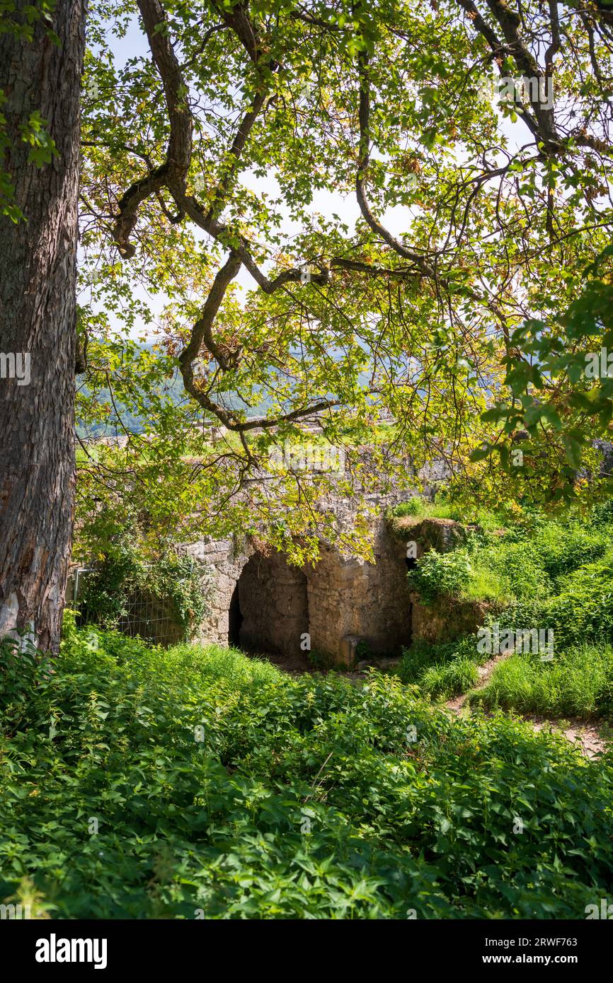 The Burgruine Hohenurach, Stronghold Atop a Hill in Bad Urach, Germany ...