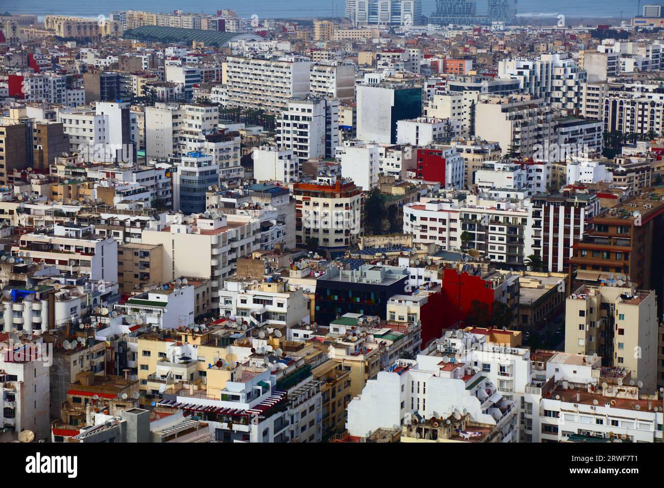 Casablanca, biggest city in Morocco. Cityscape of downtown Casablanca Stock Photo Alamy