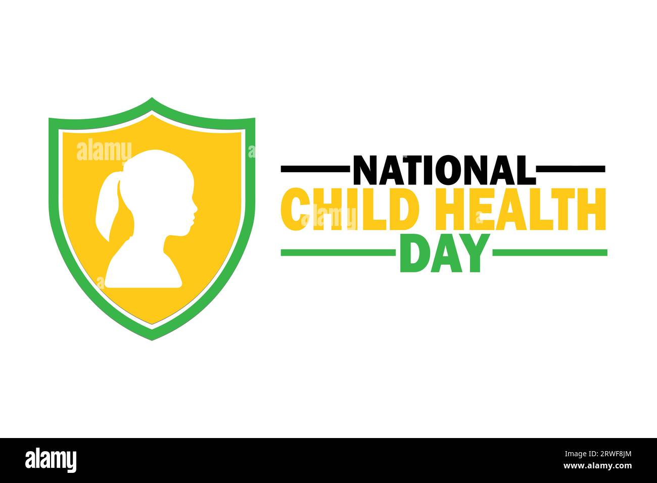 National Child Health Day. Holiday concept. Template for background
