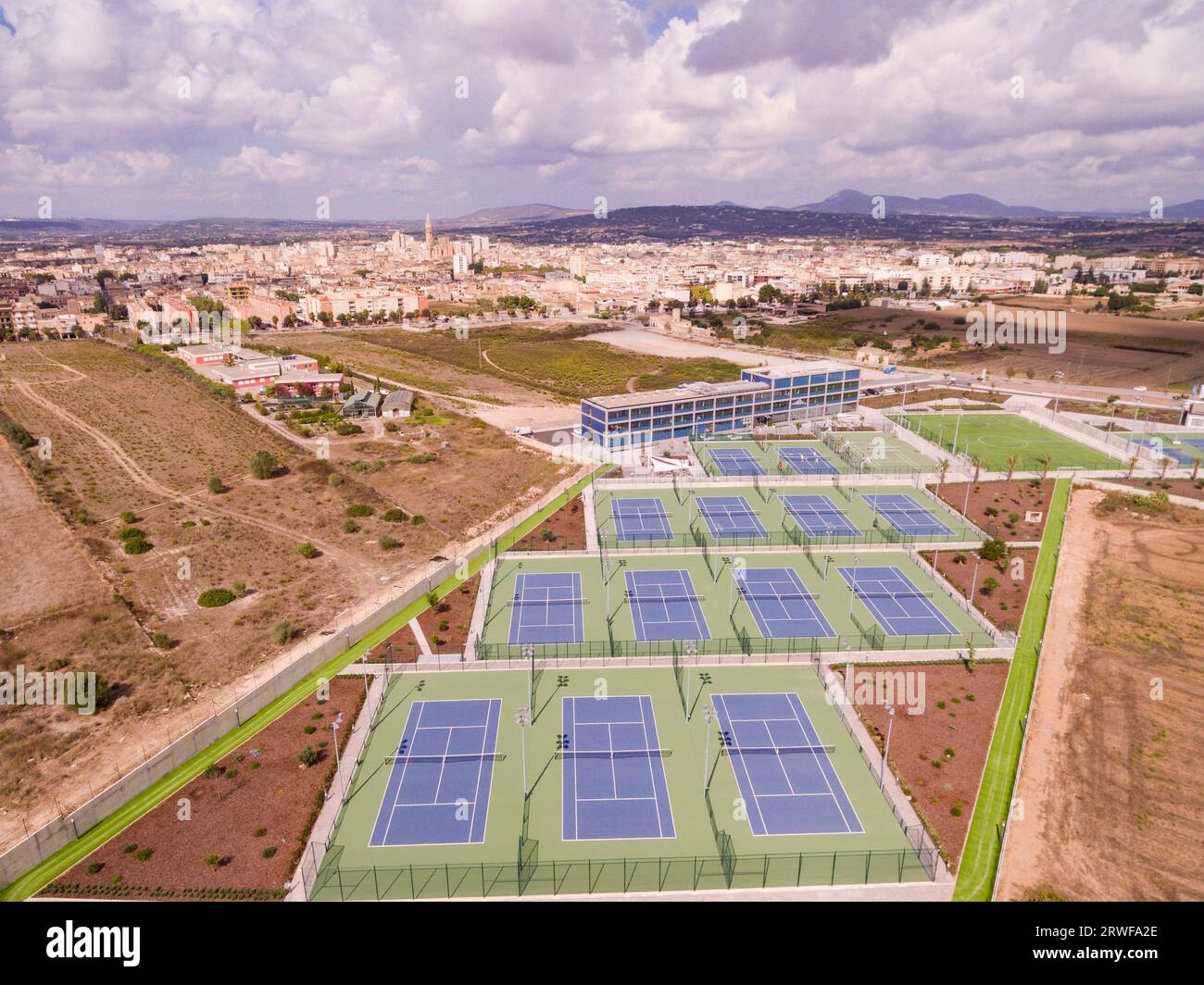 Escuela internacional de tenis Rafa Nadal - Rafa Nadal Academy, Mallorca, balearic islands, spain, europe Stock Photo