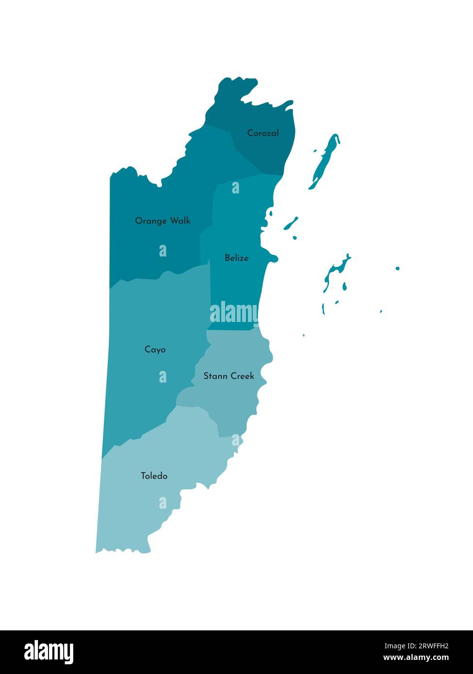 Vector Map Portugal Districts Autonomous Regions Subdivided Municipalities  Each Region Stock Vector by ©Jktu_21 175841466