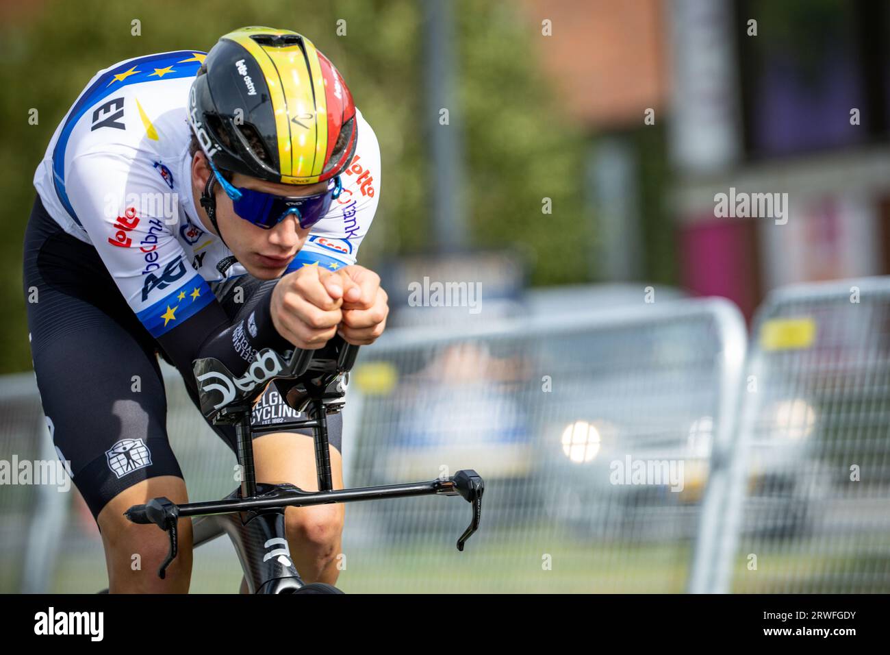 Uec european road cycling championships 2023 drenthe hires stock