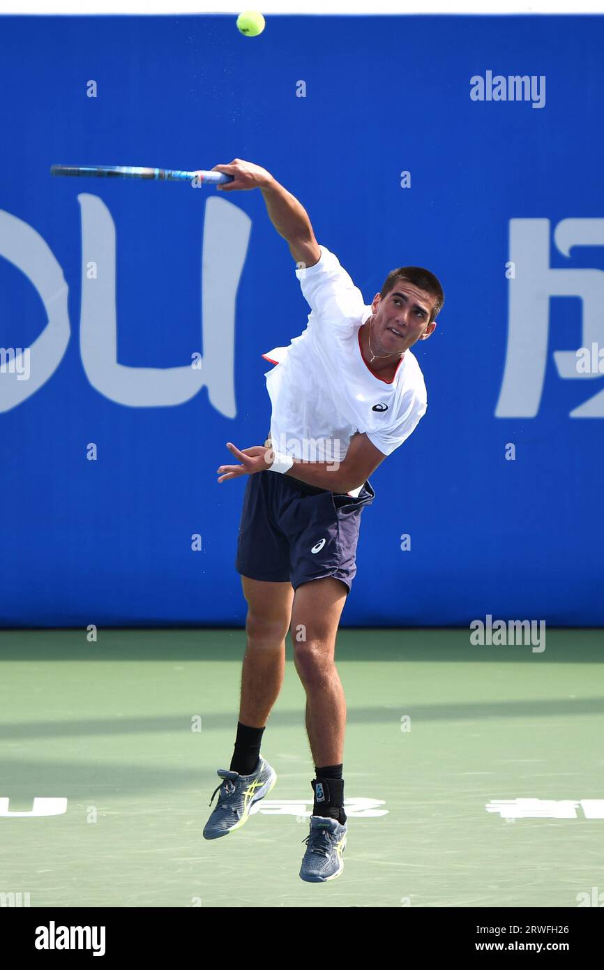 Chengdu, China. 19 September, 2023. Philip Sekulic during the 2023