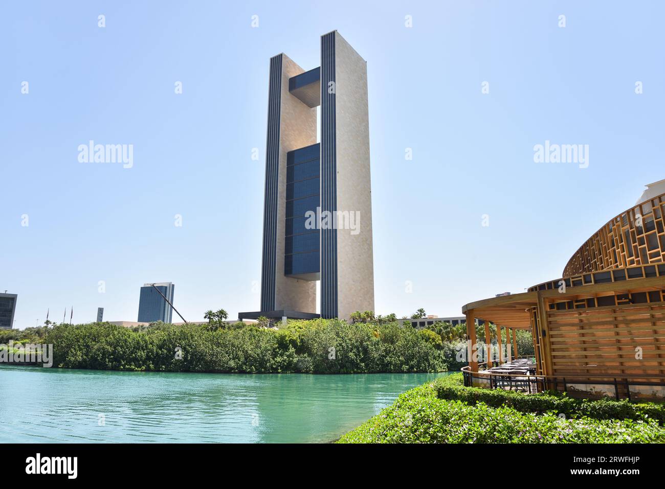 Bahrain city palm hi-res stock photography and images - Alamy