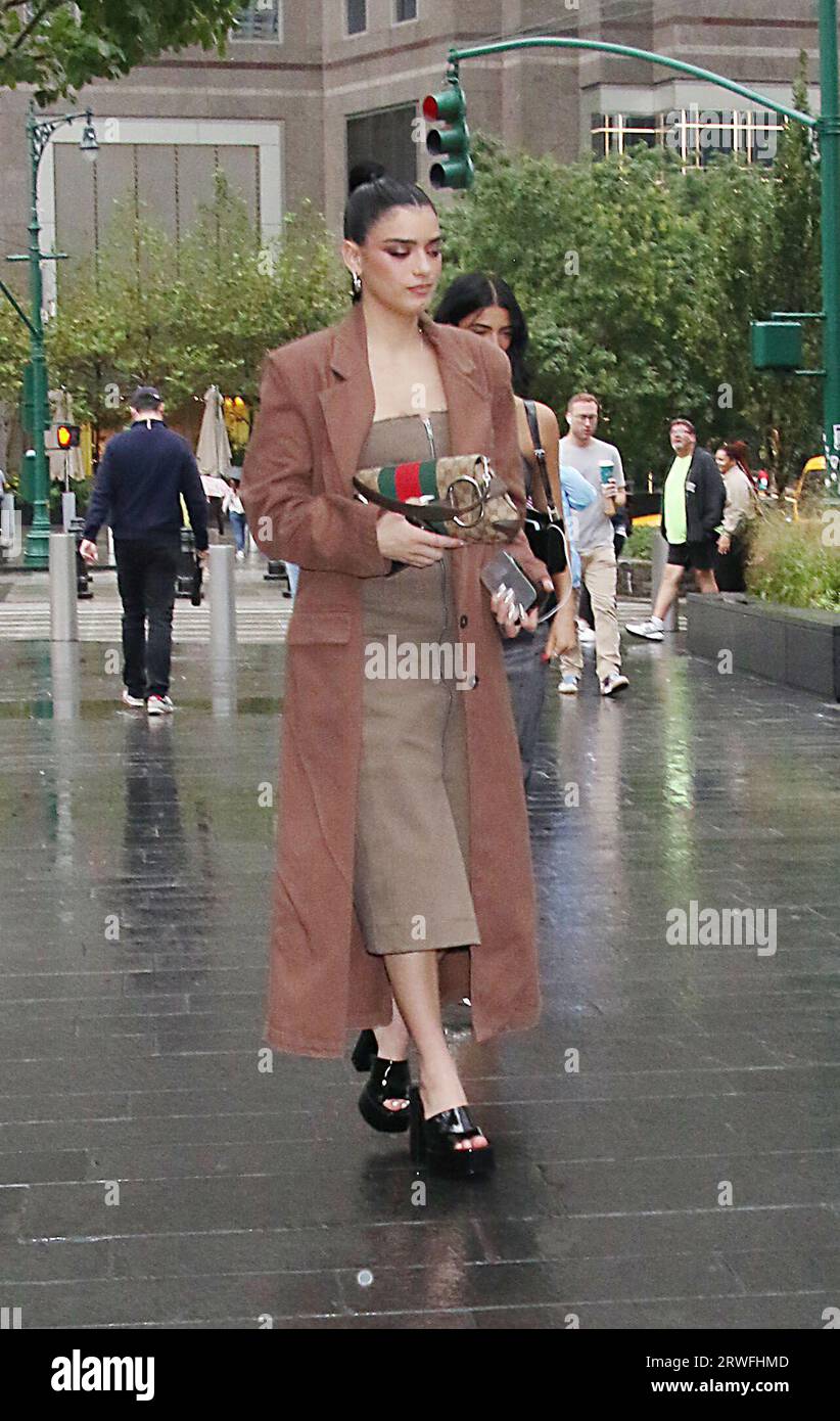 NEW YORK, NY- September 18: Dixie D'Amelio seen heading to Vogue Office ...